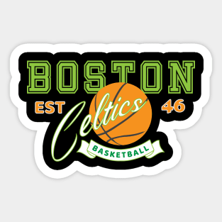 Boston Celtics Basketball Sticker